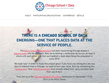 Tablet Screenshot of chicagoschoolofdata.com